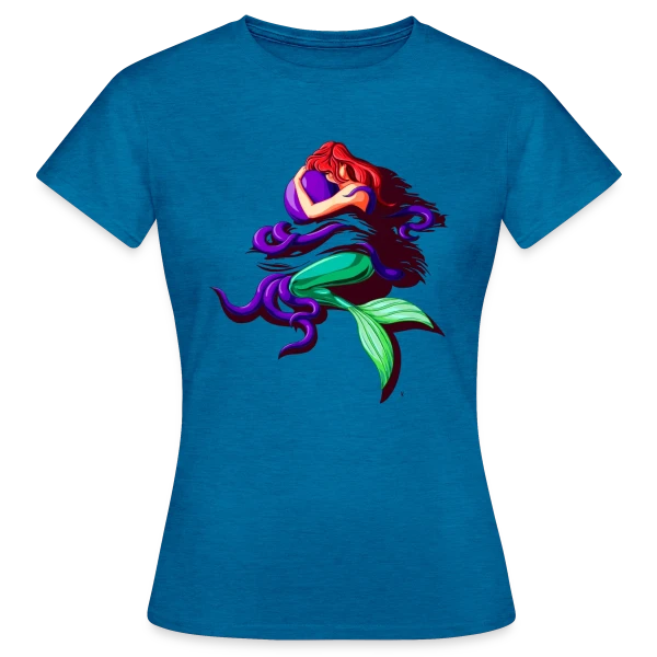 Maquette de T-shirt Femme « Rêve de Femme de Pêcheur » à personnaliser