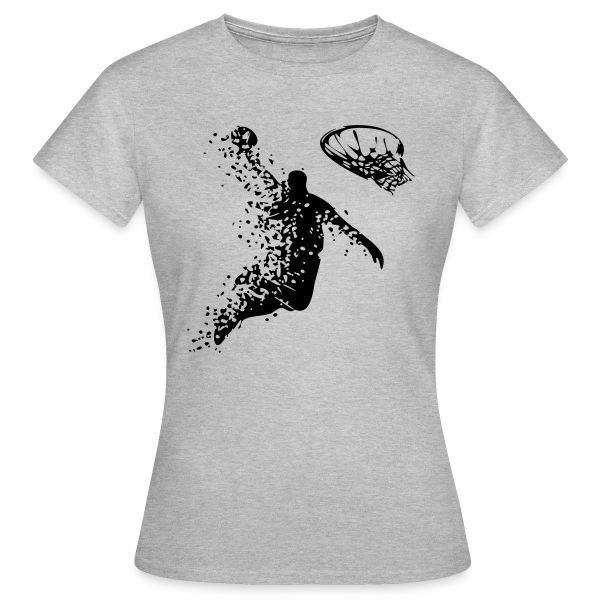 Maquette de T-shirt Femme « Passion Basketball : Le Donqueo » à personnaliser