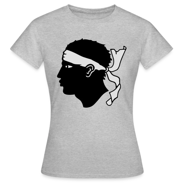 Maquette de T-shirt Femme « Tête de Maure Classique » à personnaliser