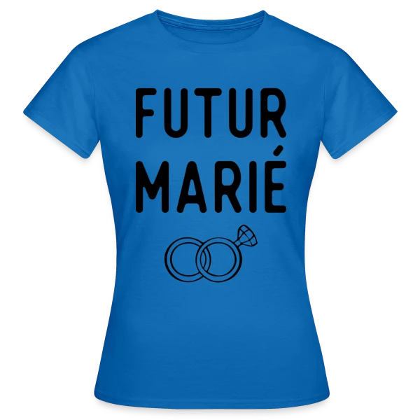 Futur Marié EVG : L'Avant-Mariage Festif ! sur T-shirt Femme