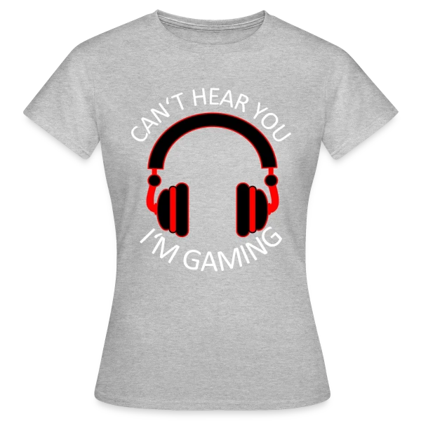 Maquette de T-shirt Femme « L'Esprit du Gamer » à personnaliser
