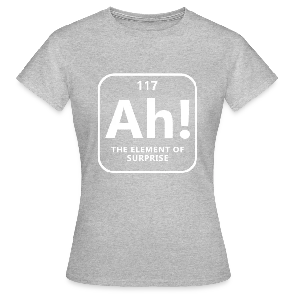 Maquette de T-shirt Femme « Je suis un Nerd - Atomes et Expériences Science » à personnaliser