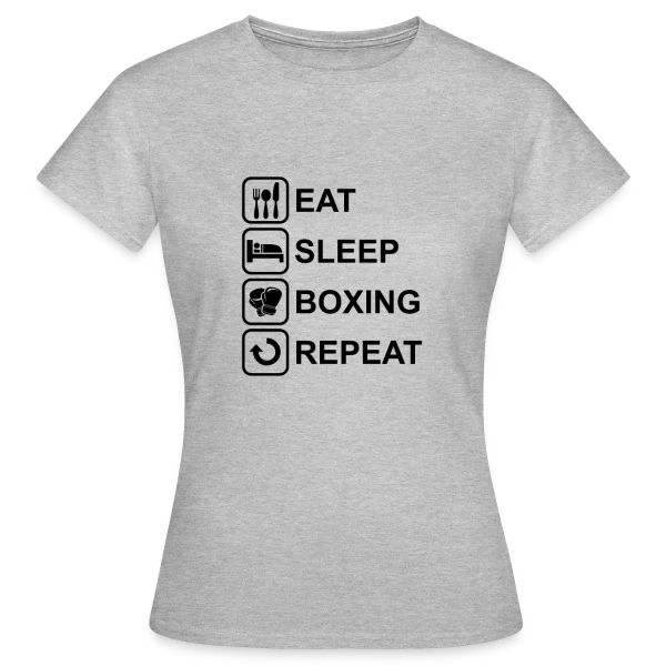 Maquette de T-shirt Femme « Boxsport & Kickboxing - Cadeau Fighter MMA Knock Out » à personnaliser
