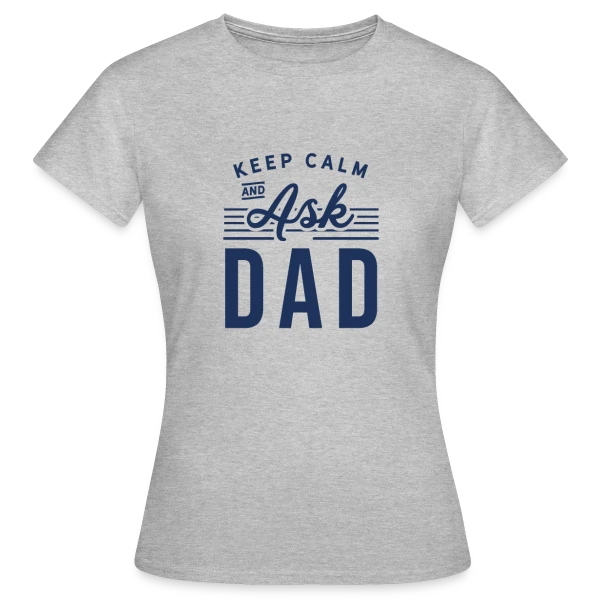 Maquette de T-shirt Femme « Design Original Fête des Pères - Pour l'Amour de Papa » à personnaliser