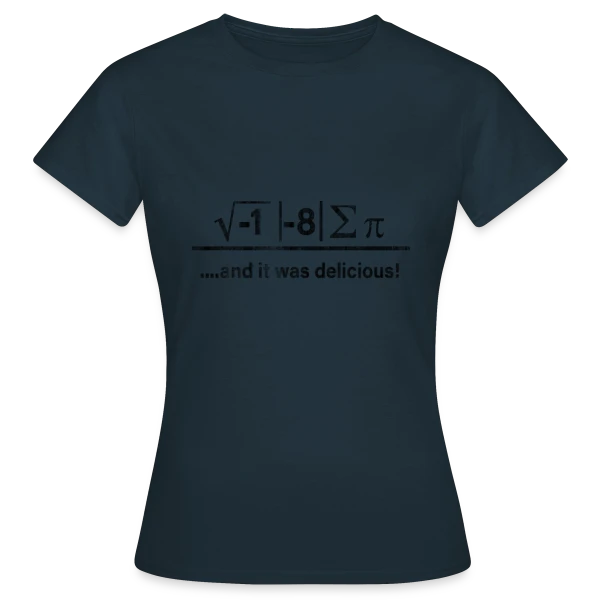 Maquette de T-shirt Femme « L'Univers de la Physique » à personnaliser