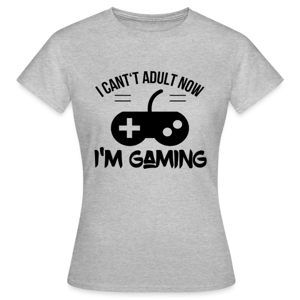 Maquette de T-shirt Femme « Passion Gaming » à personnaliser