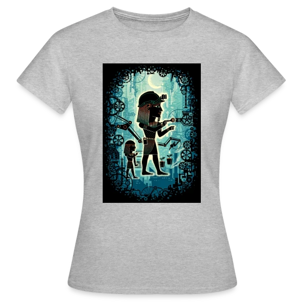 Maquette de T-shirt Femme « Pharaon du Travail » à personnaliser