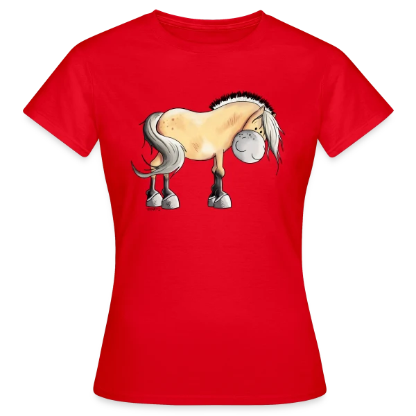 Maquette de T-shirt Femme « Mon Drôle de Chat Norvégien » à personnaliser