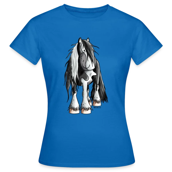 Maquette de T-shirt Femme « L'Élégant Irish Tinker » à personnaliser