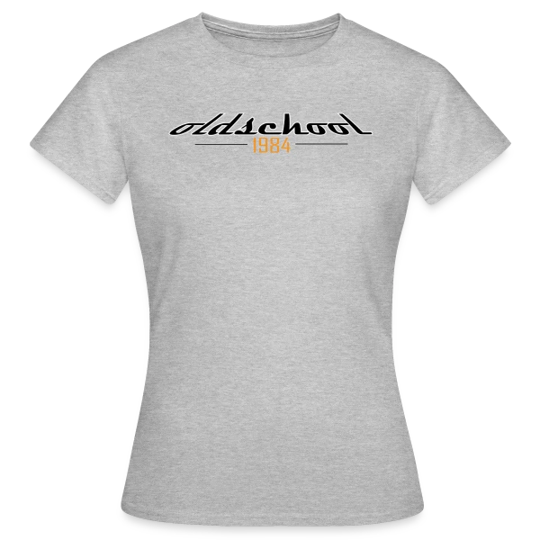 Maquette de T-shirt Femme « Oldschool Année 1984 » à personnaliser
