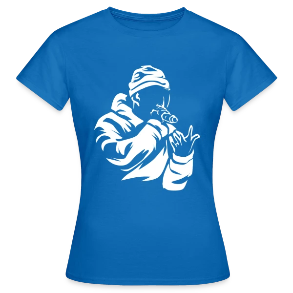 Maquette de T-shirt Femme « Passion Rap & Hip-Hop » à personnaliser