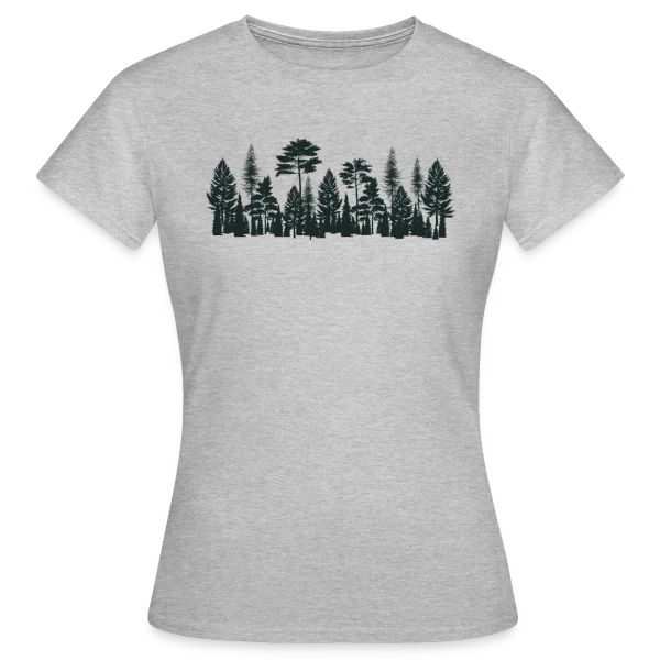 Maquette de T-shirt Femme « Forêt Mystique : Le Chemin Intérieur » à personnaliser