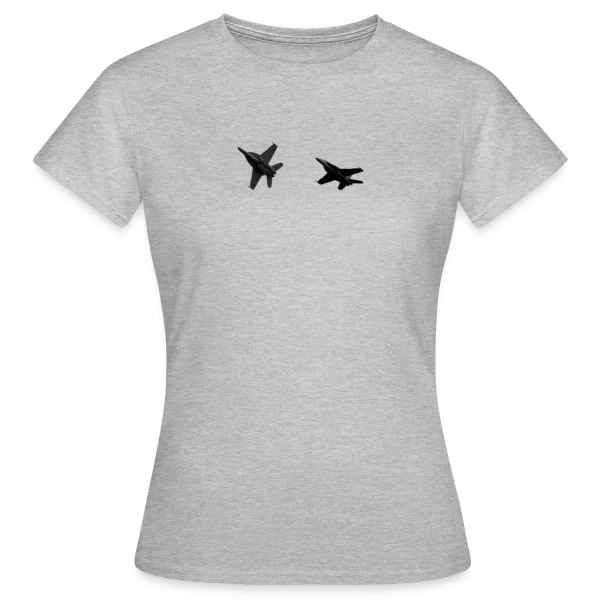 Maquette de T-shirt Femme « Chasseurs de Combat Aériens » à personnaliser