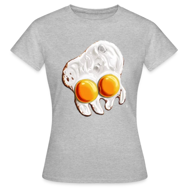 Maquette de T-shirt Femme « Poulpoplat : L'Œuf Poulpe Insolite » à personnaliser