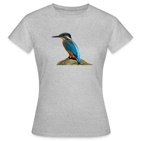 Maquette de T-shirt Femme « Martin-Pêcheur Majestueux » à personnaliser