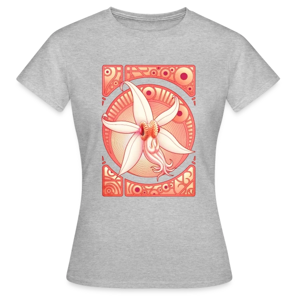 Orchidée : Élégance Florale Délicate sur T-shirt Femme
