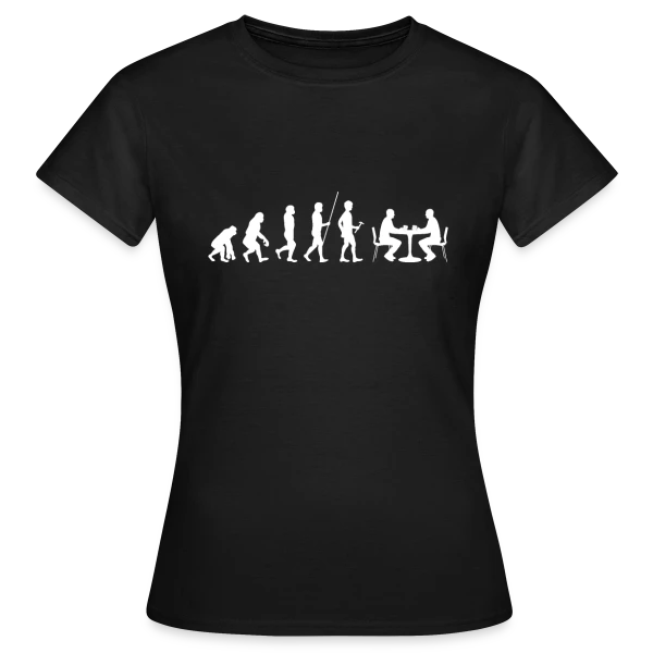 Maquette de T-shirt Femme « Poker : All-in ! » à personnaliser