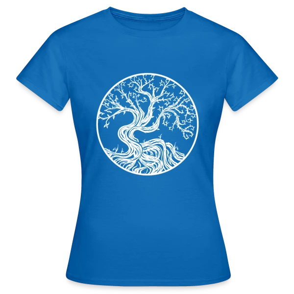 Maquette de T-shirt Femme « Arbre de Vie Viking : Symbole Nordique » à personnaliser
