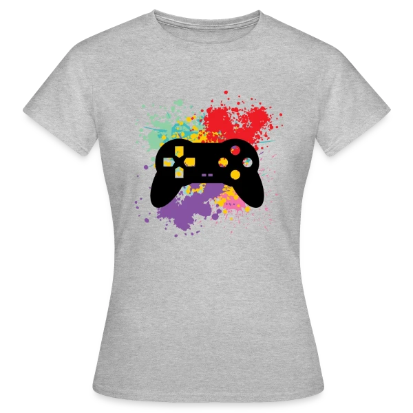 Maquette de T-shirt Femme « Ma Console, Ma Vie : T-shirt Gamer Rétro Passion » à personnaliser