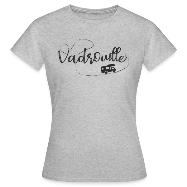 Humour Camping-Car en Vadrouille: Le Pilote Retraité sur T-shirt Femme