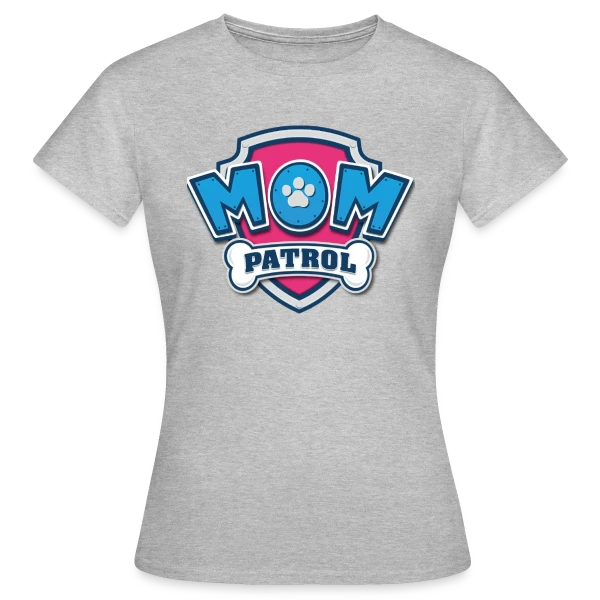 Maquette de T-shirt Femme « Maman Pat' Patrouille : T-shirt Idéal pour les Fans ! » à personnaliser