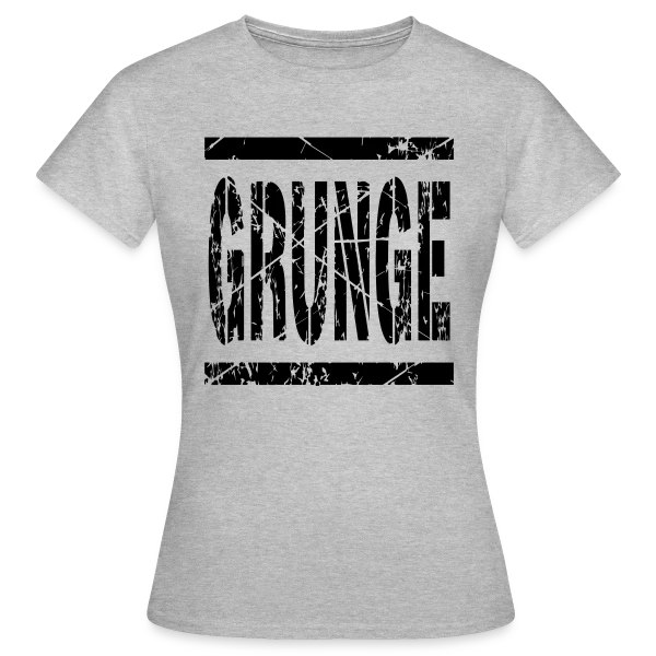Maquette de T-shirt Femme « Grunge Effet Tampon » à personnaliser