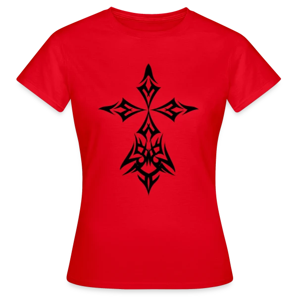 Maquette de T-shirt Femme « Hermine Tribal Celte - Symbole de Bretagne » à personnaliser