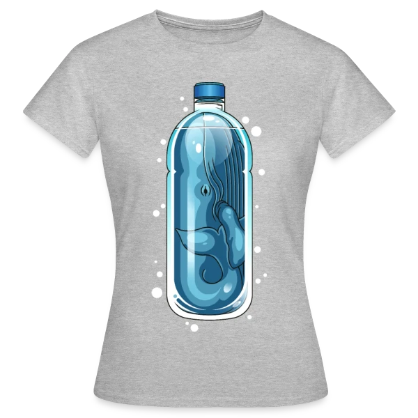 Maquette de T-shirt Femme « Océan en Détresse » à personnaliser