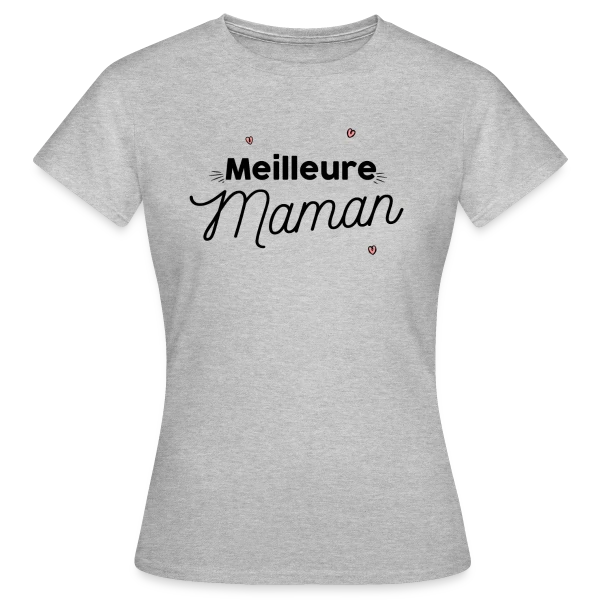 Maquette de T-shirt Femme « Meilleure Maman : Le Cadeau Parfait pour Elle » à personnaliser
