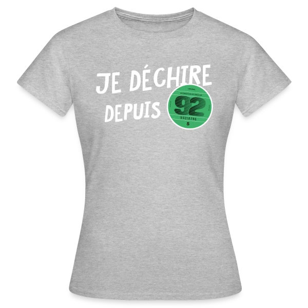 Maquette de T-shirt Femme « Anniversaire 1992 'Je Dékire' - Vignette Automobile Rétro » à personnaliser