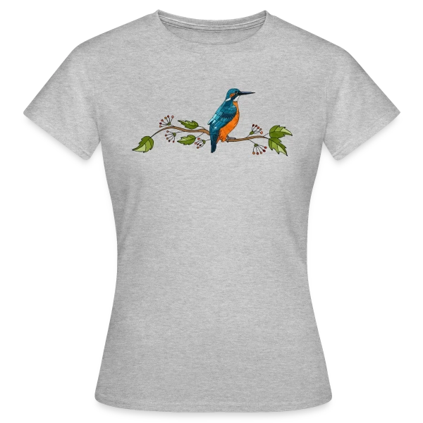 Maquette de T-shirt Femme « Oiseau Majestueux » à personnaliser