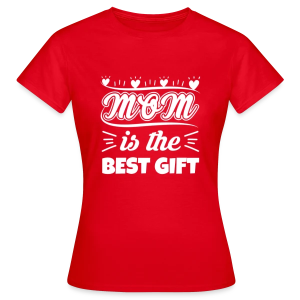 Maquette de T-shirt Femme « Meilleure Maman : Fête des Mères Unique » à personnaliser