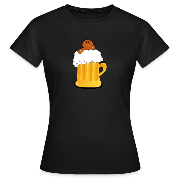 Maquette de T-shirt Femme « Piscine Bière Alsacienne » à personnaliser