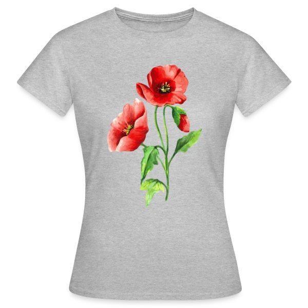 Maquette de T-shirt Femme « Jardin Fleuri Intemporel » à personnaliser