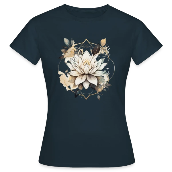 Maquette de T-shirt Femme « Yoga: L'Art de la Méditation » à personnaliser