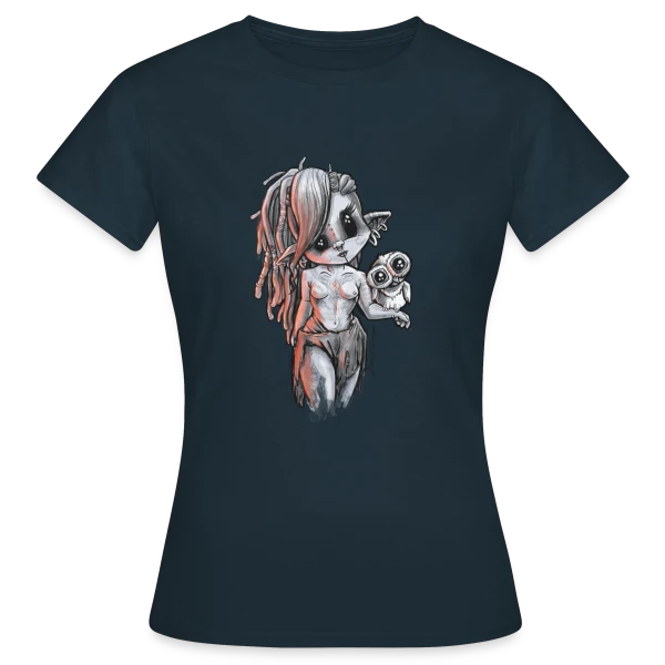 Maquette de T-shirt Femme « L'Esprit Sauvage Nordique » à personnaliser
