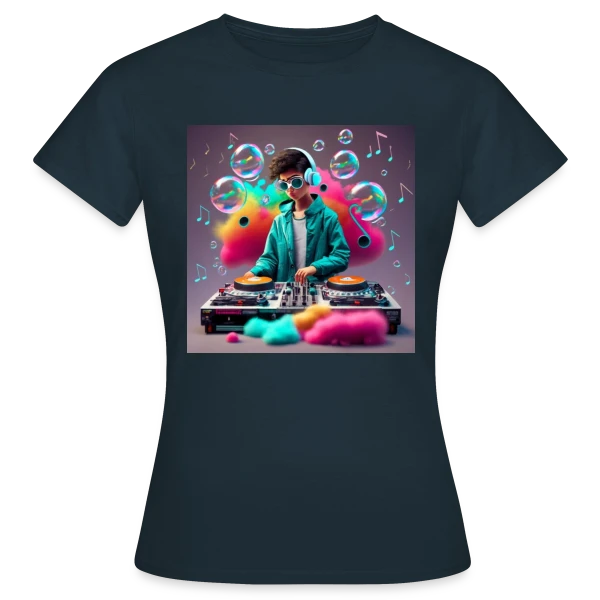 Maquette de T-shirt Femme « Console Gaming : L'Essentiel du Passionné de Jeux Vidéo » à personnaliser