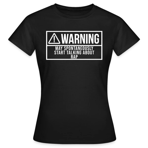 Maquette de T-shirt Femme « Esprit Rap Culture Urbaine » à personnaliser