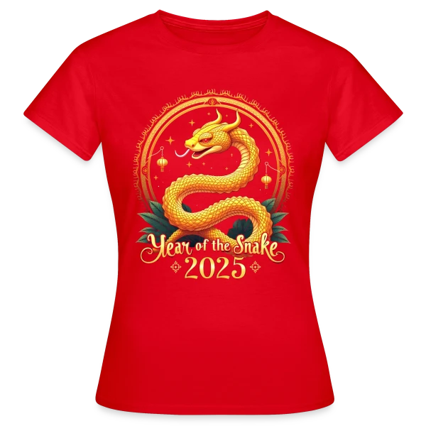 Nouvel An Chinois 2025 - Année du Serpent sur T-shirt Femme