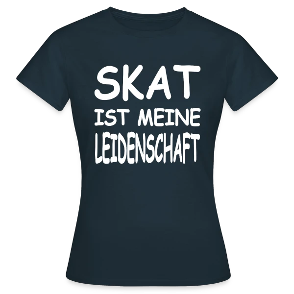 Maquette de T-shirt Femme « Skat: Le Jeu de Cartes » à personnaliser