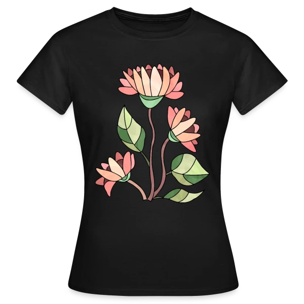 Maquette de T-shirt Femme « Le Chiffre 3512 » à personnaliser