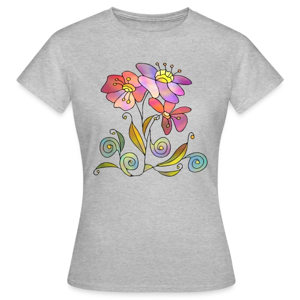 Maquette de T-shirt Femme « Esprit Libre » à personnaliser