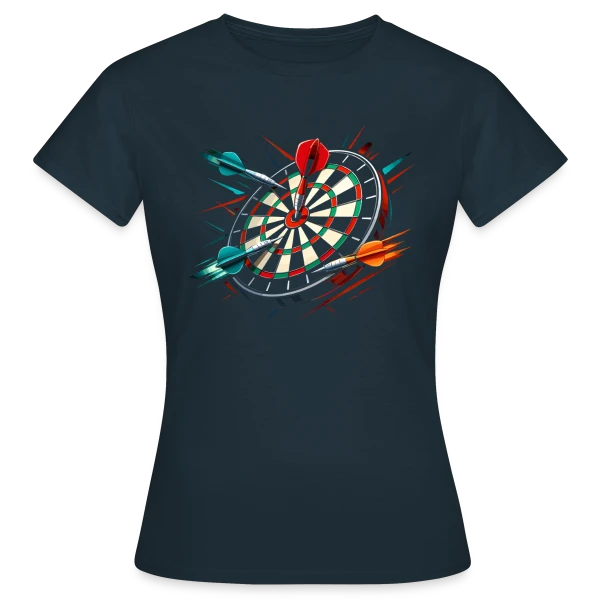 Maquette de T-shirt Femme « Séquence Aléatoire » à personnaliser