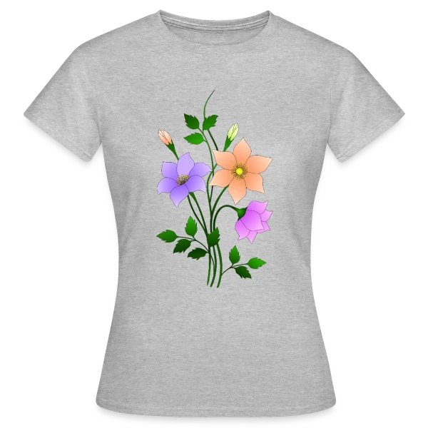 Maquette de T-shirt Femme « Signature Numérique 3738 » à personnaliser