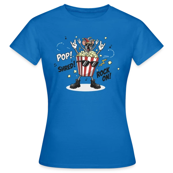 Maquette de T-shirt Femme « Design Énergique et Abstrait » à personnaliser