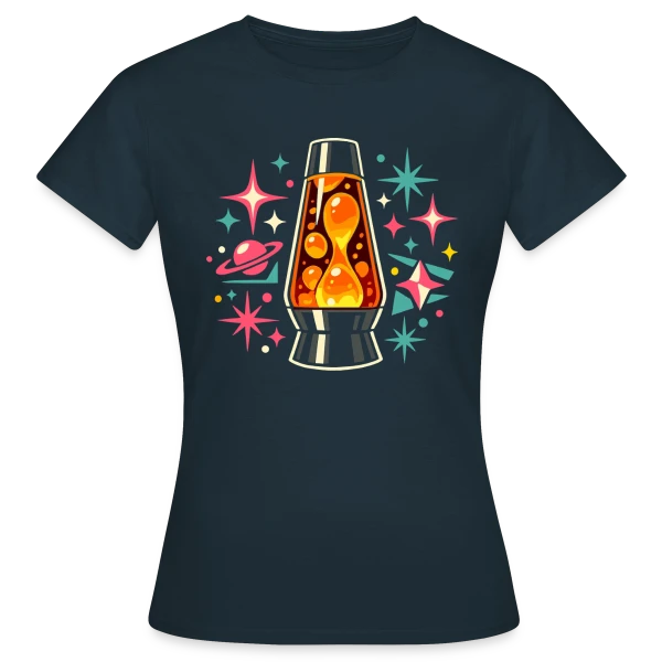 Maquette de T-shirt Femme « Écho Sonore » à personnaliser
