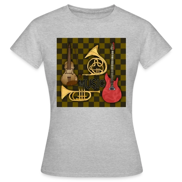 Maquette de T-shirt Femme « Énigme Numérique 4233 » à personnaliser