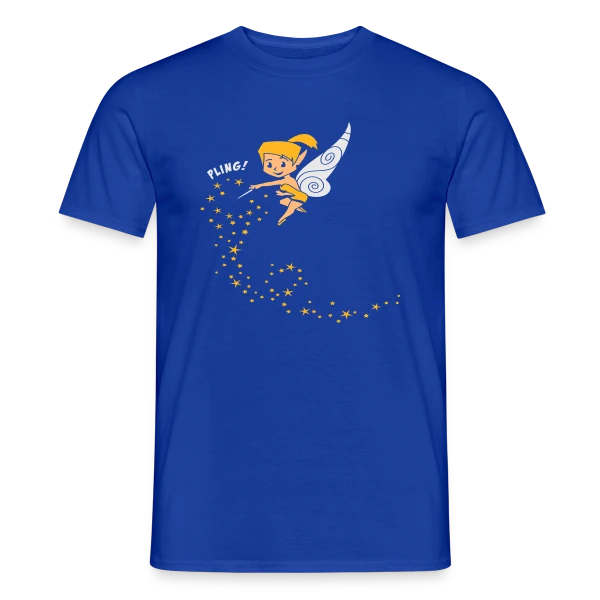Maquette de T-shirt homme « Fée Ombrée Mystérieuse (Design Négatif) » à personnaliser