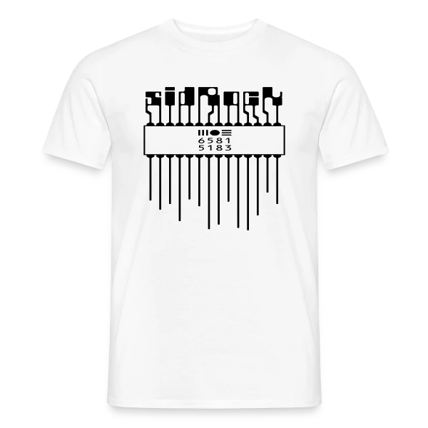 Maquette de T-shirt homme « SID Rocks! La Puissance du SID » à personnaliser