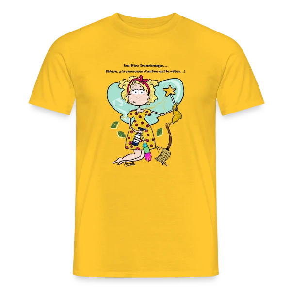 Fée du Ménage sur T-shirt homme